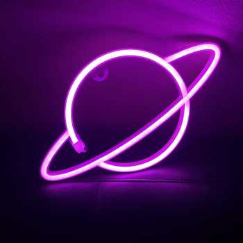 Gambar produk KEY-WIN Lampu Hias LED Neon Flex Battery and USB Power 1W Planet - M04