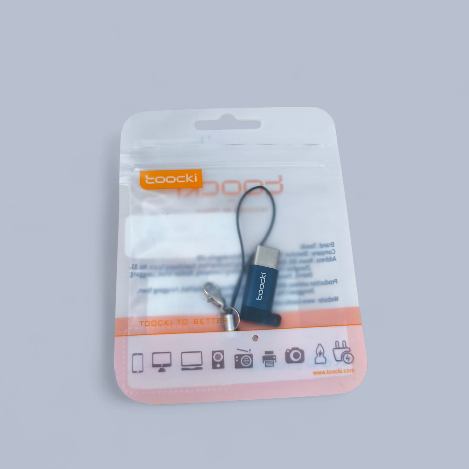 Gambar produk Toocki OTG USB Micro to Type C 2.0 Adapter Converter Safe Transmission - TZJTCM-XK03
