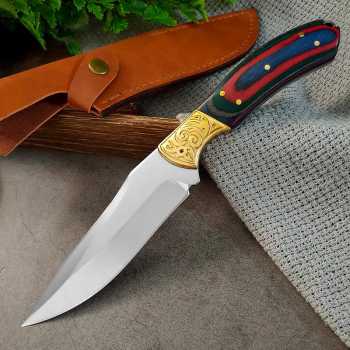 GuanQi Pisau Daging Stainless Steel 5Cr15 Thawing Forged Butcher Knife - G233