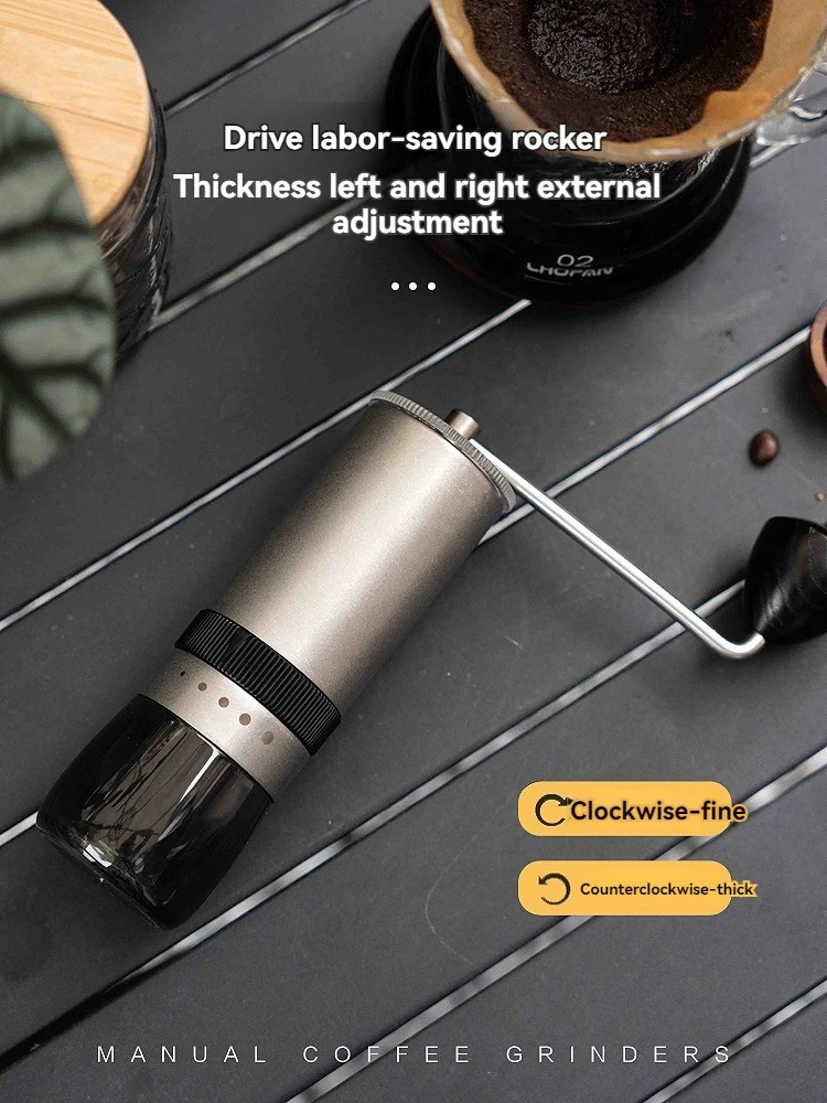 Gambar produk IZL Alat Penggiling Kopi Manual Coffee Grinder Seven Cornered Steel - I-88