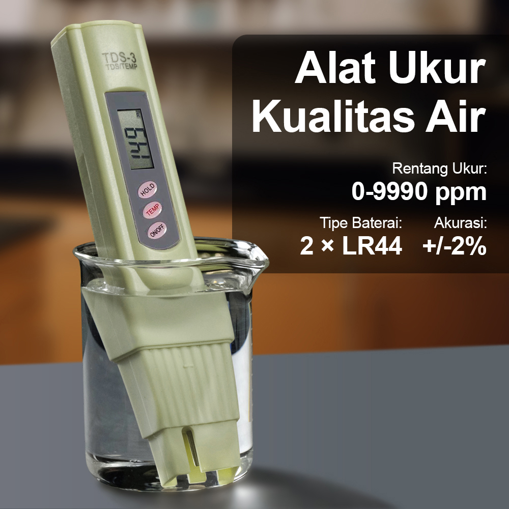 Gambar produk TDS Meter Alat Ukur Kualitas Air Water Quality Tester - TDS-3