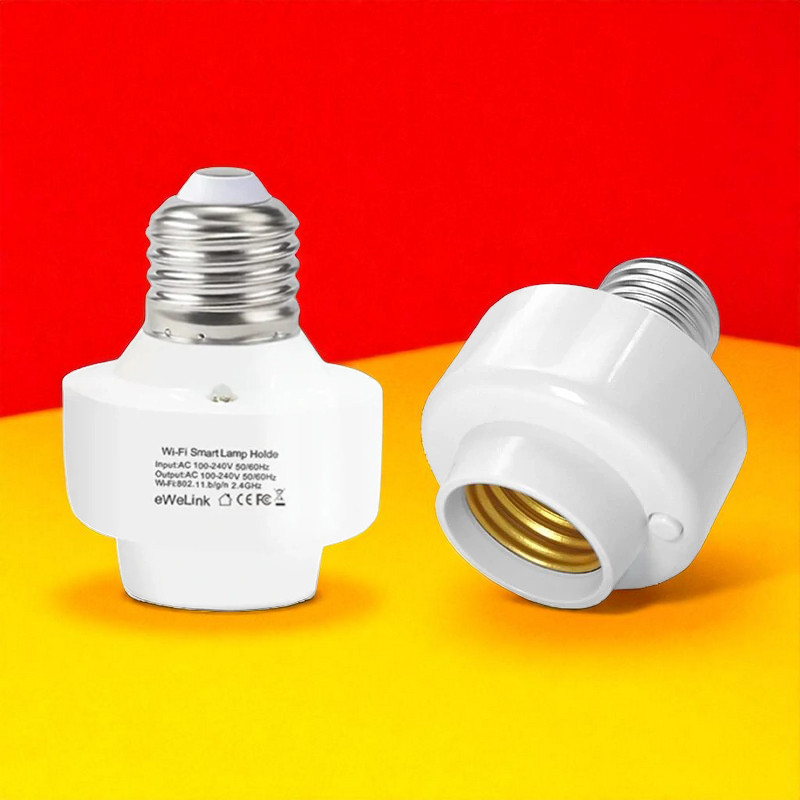 Gambar produk Yiweiilan Fitting Lampu Pintar Smart Lamp Socket Remote Mobile App E27 - DT0008