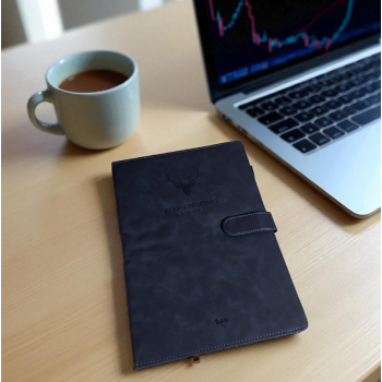 Gambar produk Toddi Buku Catatan Harian Notebook Cover Kulit Magnetic Buckle - TL4
