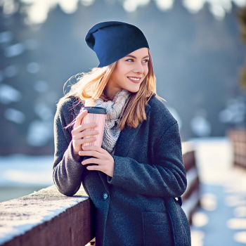 Gambar produk Ecobros Topi Kupluk Pria Wanita Kain Katun Winter Beanie Hat - EC001