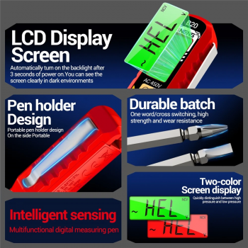 Gambar produk ANENG Obeng Tespen Tester Pen Non Contact Digital Display Alarm - B20