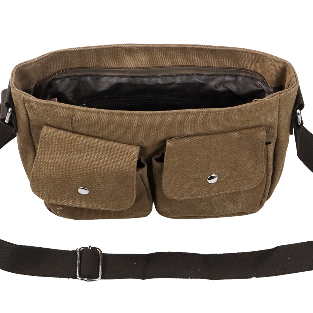 Gambar produk Rhodey Tas Selempang Messenger Bag Bahan Kanvas - 1008