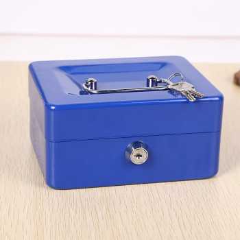 TaffGUARD Kotak Brankas Uang Safebox Key Lock 12.5x9.5x6cm - JJZS67