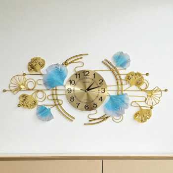 Gambar produk TaffHOME Jam Dinding Elegan European Style Iron Silent Movement 86cm - 2183