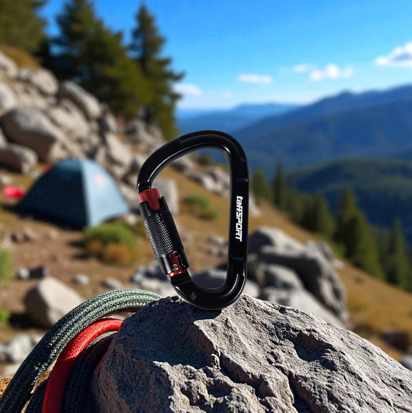 Gambar produk TaffGUARD Carabiner Gantungan Aluminium Hook Buckle 25KN Automatic - Y25