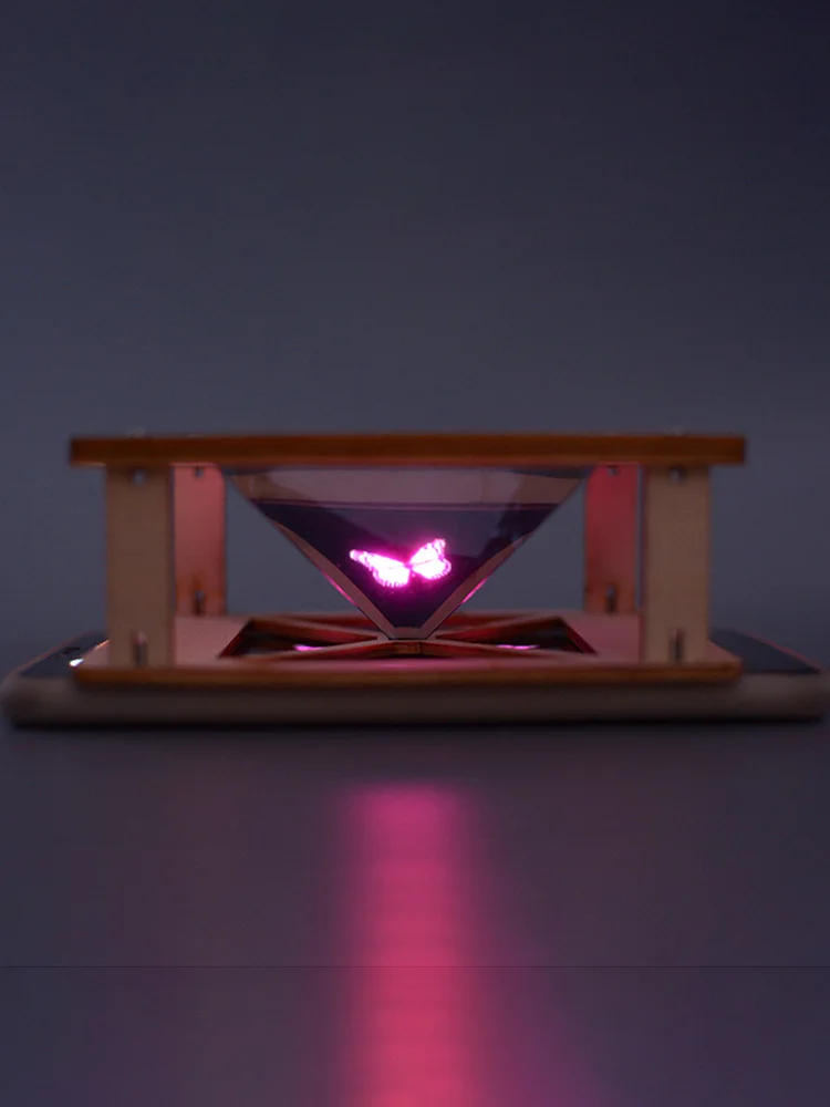 Gambar produk FMA DIY 3D Holographic Mini Display Projector Educational Toy - FM-D3D