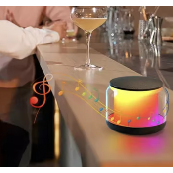 Gambar produk T-WOLF Mini Bluetooth Speaker Portable Transparent Wireless 400MAh - S-100