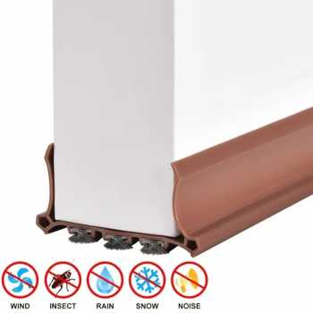 TPSK Lis Pintu Penghalang Debu Serangga Door Seal Strip 1Mx55mm - TP149