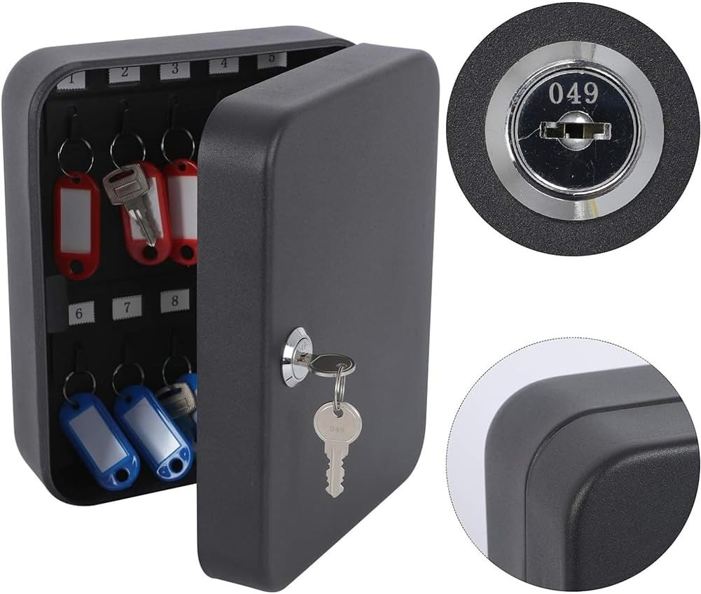 Gambar produk KDK Lemari Kunci Cabinet 20 Hook Key Box Wall Mounted with Key Lock - KD-20