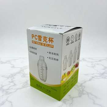 Gambar produk One Two Cups Cocktail Shaker Mixer Bartender Cobbler Cup Style 500ml - B0569