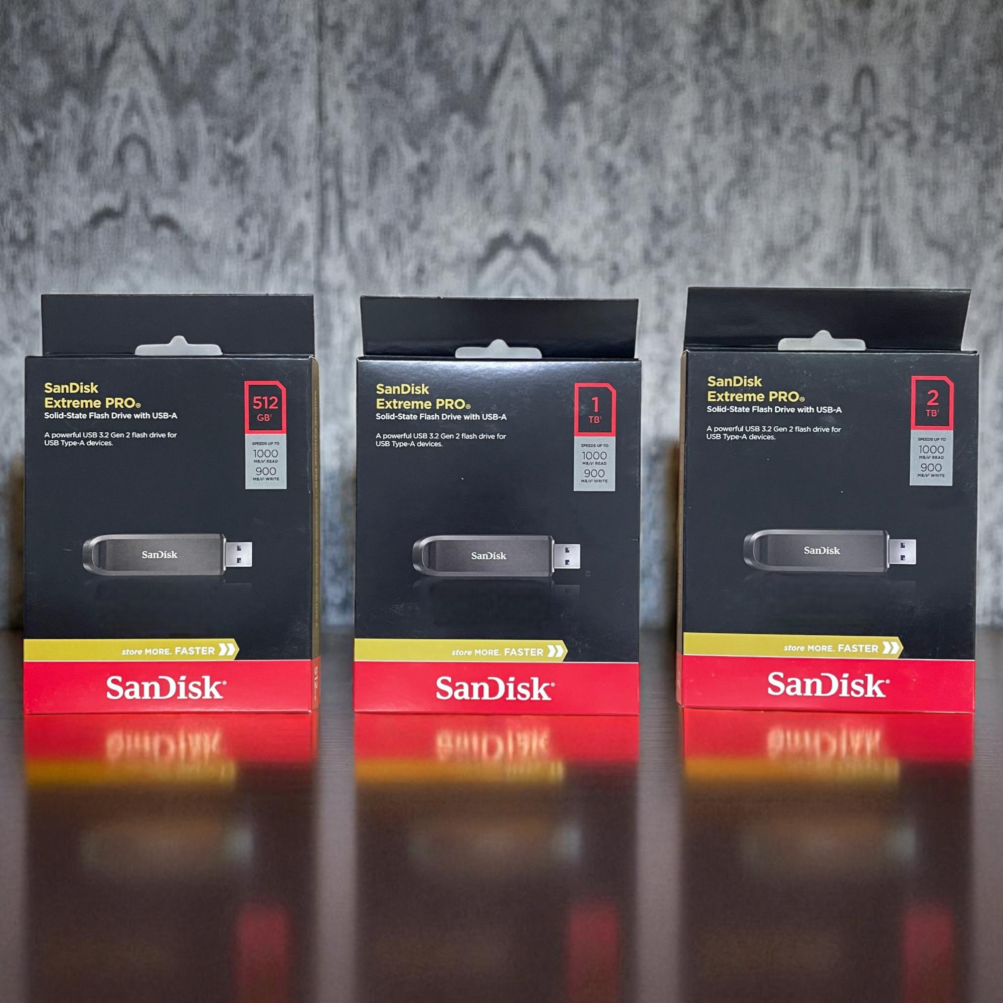 Gambar produk SanDisk Extreme PRO Flashdisk with USB Type A 3.2 Gen 2 512GB - SDCZ820