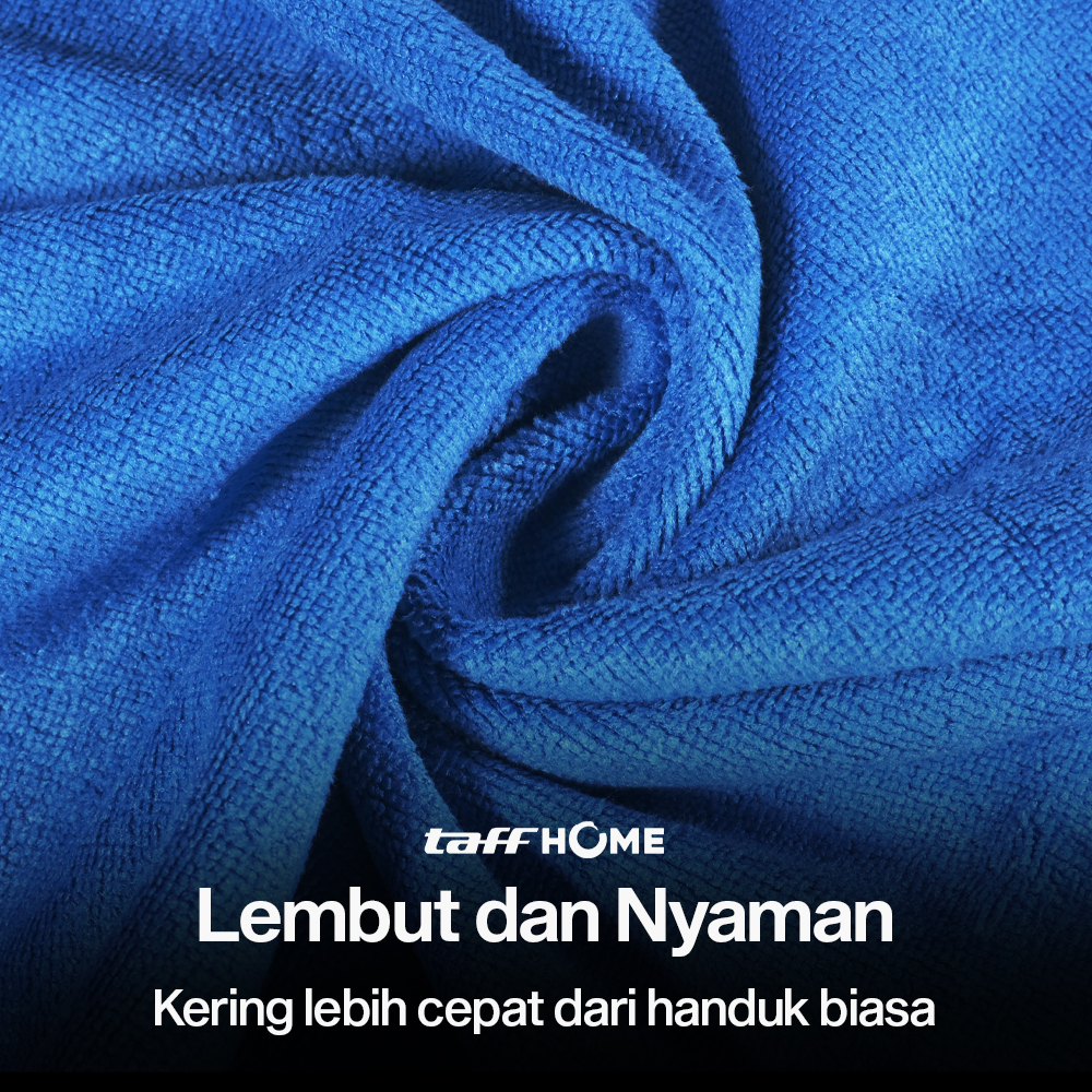 Gambar produk TaffHOME Handuk Microfiber Towel Soft Quick Dry 35x75cm - U0755