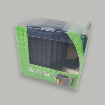 Gambar produk VKTECH Cangkir Minum Anak Block Build-On Brick Toy Mug 350ml - 936SN