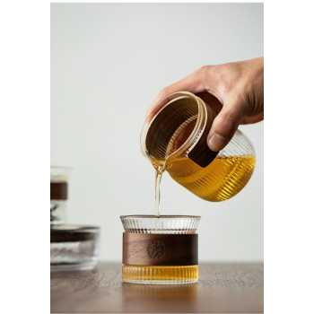 Gambar produk QIXAN Gelas Pitcher Teh Borosilicate Tea Divider Fair Cup 300ml - XZ-300