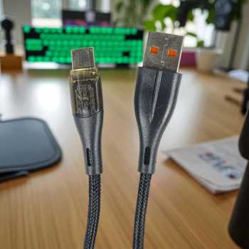 USJ Kabel Charger USB ke Type C Fast Charging 100W 1.5M - 574