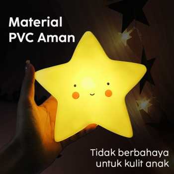 Gambar produk FGHGF Lampu Tidur LED Anak Karakter Lucu 1W Bintang - FGH01