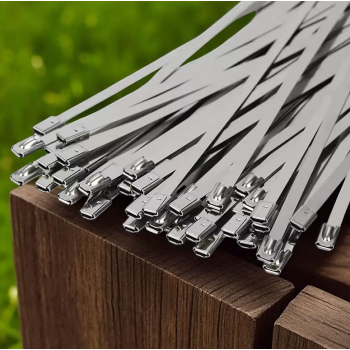 Gambar produk DAYFOR Kabel Ties Stainless Steel 304 Anti Karat Cable Plier 100 PCS 7.9x0.25x500mm - ZDQ2