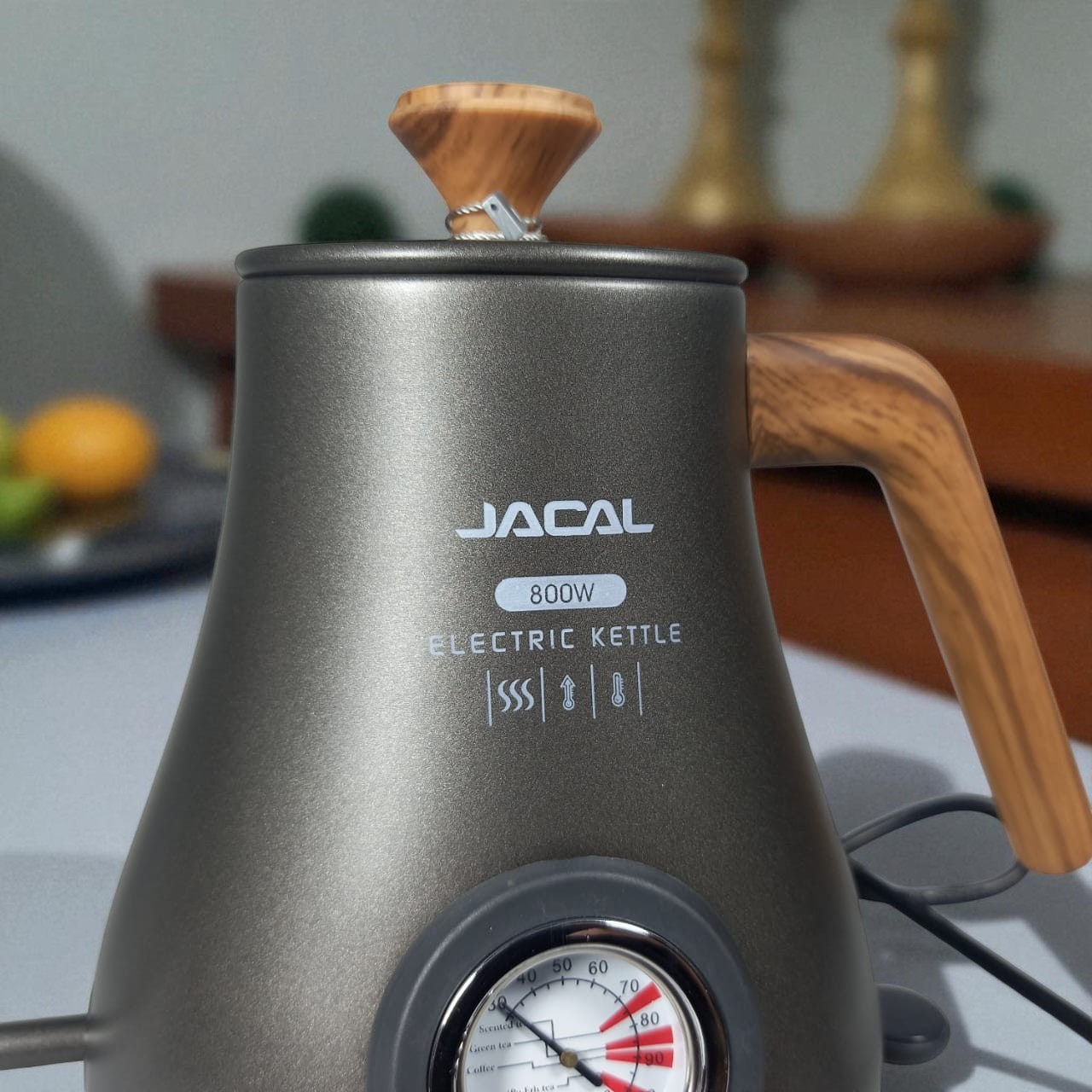 Gambar produk JACAL Teko Listrik Pemanas Air Electric Pot Warmer Gooseneck 1L 800W - GL-205