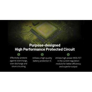 Gambar produk NITECORE Baterai 21700 High Performance Battery 20A 5500mAh IPX6 - NL2155HP