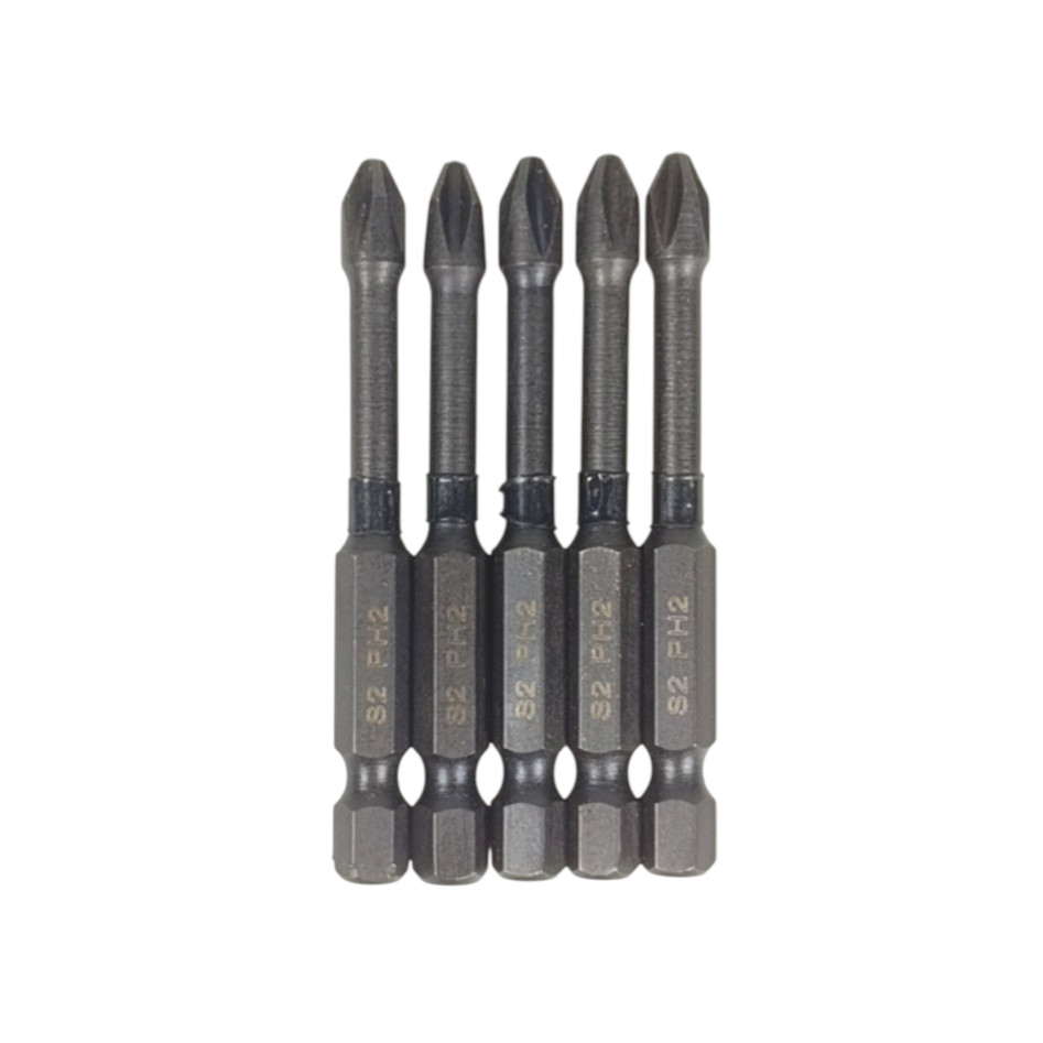Gambar produk Kepala Mata Obeng Philips Magnetic Screwdriver Bit 65mm 5 PCS - PH2