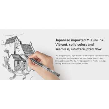 Gambar produk Xiaomi Mi Jumbo Gel Ink Pen Pena Cair Pulpen 0.5mm 10 PCS - MJZXB02WC