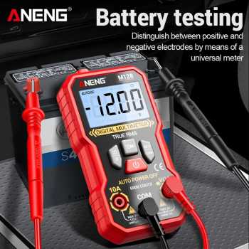 Gambar produk ANENG Digital Multimeter Voltage Tester AC/DC NCV Flash 6000 Counts - M128