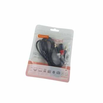 Gambar produk Toocki Kabel Audio Jack 3.5mm to Dual RCA Splitter Stereo Surround 1M - TYPX4-MY