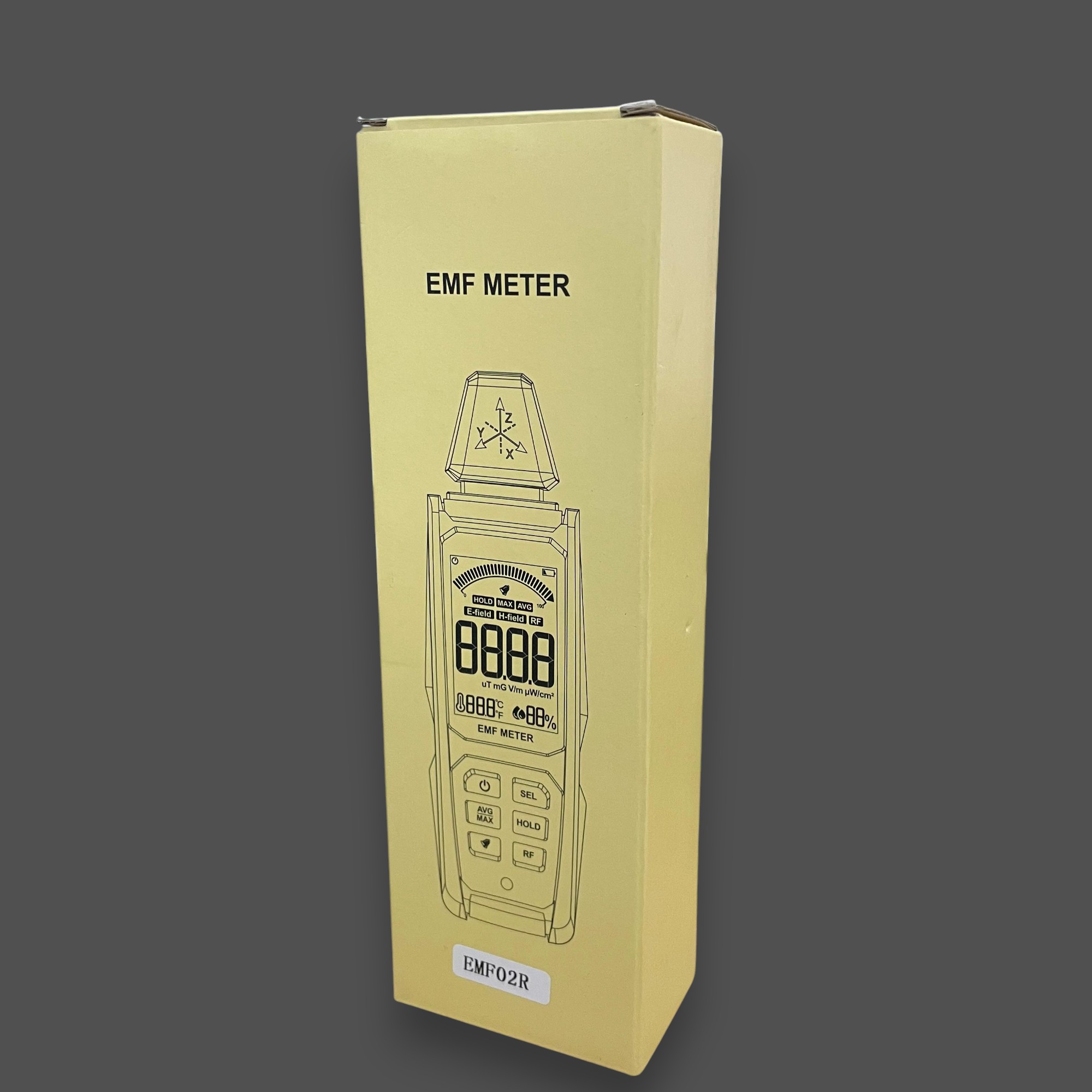 Gambar produk Mestek Alat Deteksi Radiasi Elektromagnetik 4in1 EMF Detector 2000mAh - EMF02R