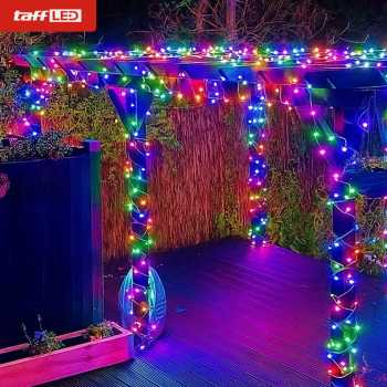 Gambar produk TaffLED Lampu Hias String Lights Solar Power Waterproof 100 LED RGB - YY-3210