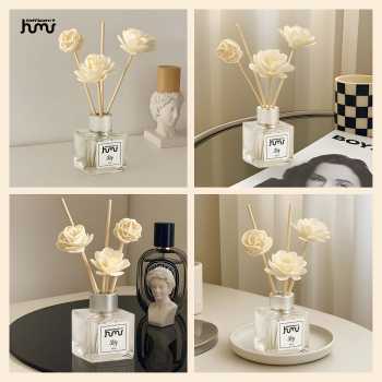 Gambar produk Taffware HUMI Pengharum Ruangan Reed Diffuser with Rattan Sticks 50ml Lily - DF-099
