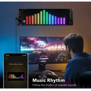 Gambar produk Wisciton LED Matrix Panel Bluetooth Flexible Waterproof 89.8x19.2cm - W19
