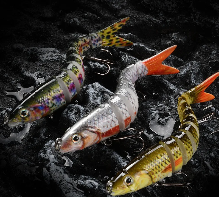Gambar produk MINNOW Umpan Pancing Ikan Sinking Wobblers Fishing Lures Jointed 10CM - 45D