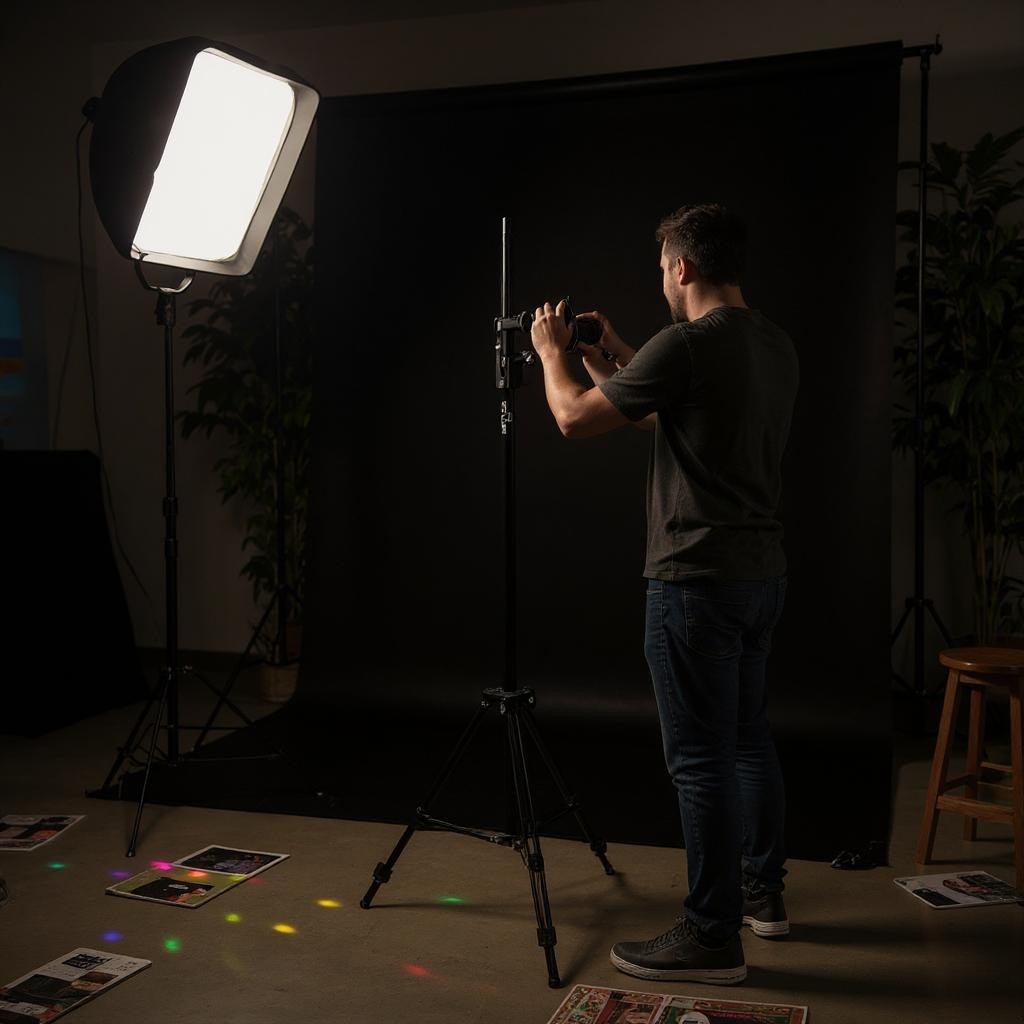 Gambar produk TaffSTUDIO Tripod Portable Lighting Stand for Studio Lighting 2M - SN303
