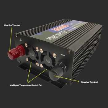 Gambar produk CHRTECH Power Inverter Mobil Pure Sine Wave DC 60V to AC 220V 3000W - CHR-P3000W