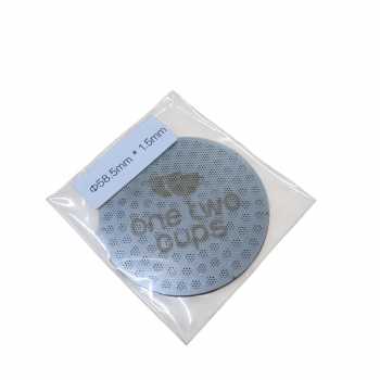 Gambar produk One Two Cups Puck Screen Portafilter Espresso Double Layer 150 Micron 58.5mm - SUS304