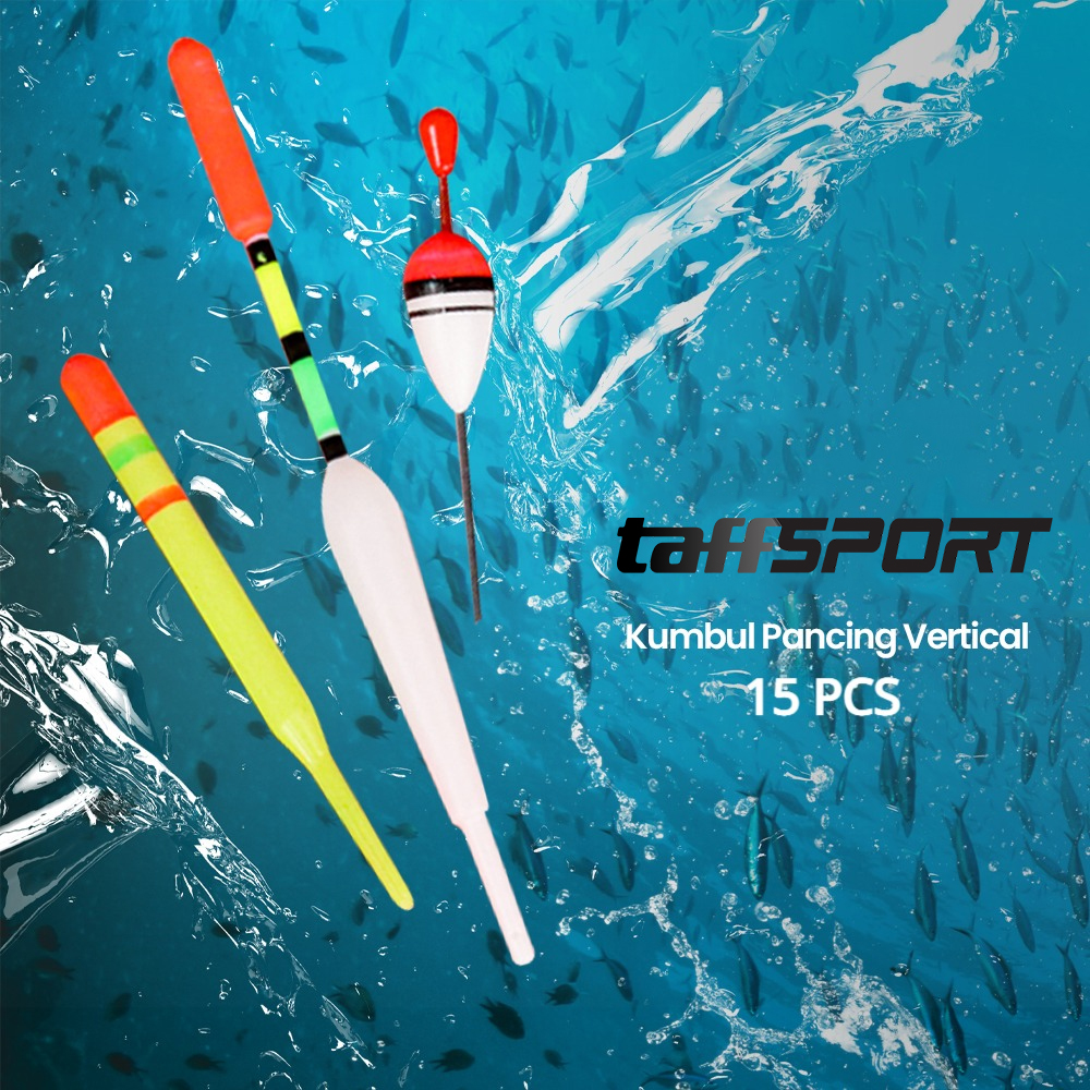 Gambar produk TaffSPORT Kumbul Pancing Vertical Fishing Floats Bait 15 PCS - P0015