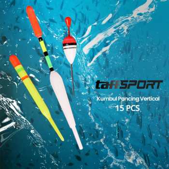 TaffSPORT Kumbul Pancing Vertical Fishing Floats Bait 15 PCS - P0015