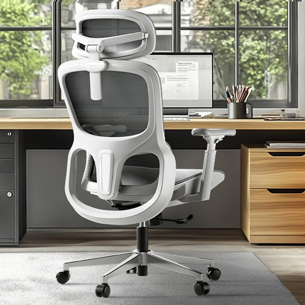Gambar produk HBADA Kursi Kantor Office Chair 3D Lumbar Support Flexible Armrest - P2 Pro