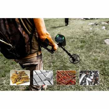 Gambar produk TECLUNG Pendeteksi Logam Metal Detector Waterproof Adjustable 3 Mode - GTX5030H