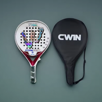 CAMEWIN Raket Padel Teardrop Carbon Fiber 3.6cm Thickness 350g - 6357