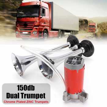 You Lian Klakson Trompet Truk Mobil Dual Air Horn 150dB 24V - JD2912
