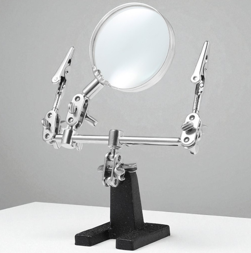 Gambar produk ZEAST Helping Hand Tool Kaca Pembesar dengan Penjepit - TE-805