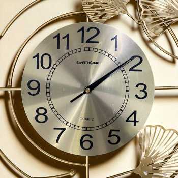 Gambar produk TaffHOME Jam Dinding Elegan Ginkgo Biloba Silent Movement 81.5cm - 2305