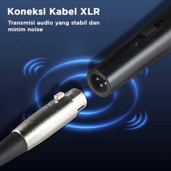 Gambar produk ARPENO Microphone Cardioid Dynamic Wired for Shure Karaoke BBOX - SM58