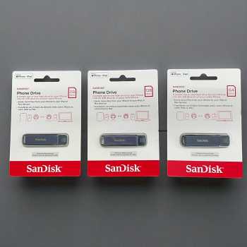 Gambar produk SanDisk Phone Drive USB Type-C Lightning 90MB/s 128GB - SDIXD0N