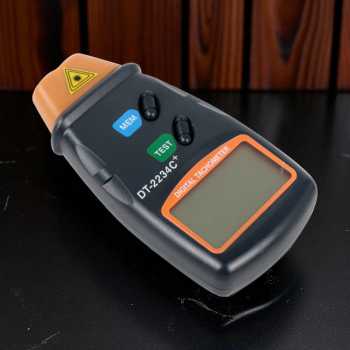 Gambar produk TaffSTUDIO Digital Laser Photo Tachometer LCD 2.5-99999 RPM - DT-2234C+